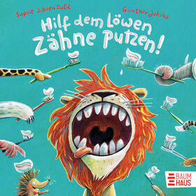 Schoenwald |  Hilf dem Löwen Zähne putzen! (Pappbilderbuch) | Buch |  Sack Fachmedien