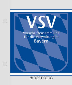 Kollmannsberger / Mattes |  Vorschriftensammlung für die Verwaltung in Bayern (VSV) - Ergänzungsband, mit Fortsetzungsbezug | Loseblattwerk |  Sack Fachmedien