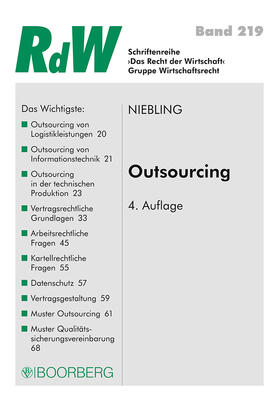 Niebling |  Outsourcing | Buch |  Sack Fachmedien