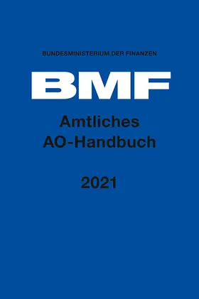 Bundesministerium der Finanzen | Amtliches AO-Handbuch 2021 | Buch | 978-3-415-06887-2 | sack.de