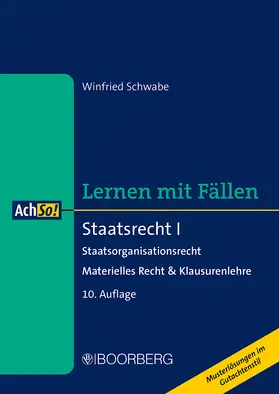 Schwabe |  Staatsrecht I | Buch |  Sack Fachmedien