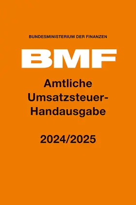  Amtliche Umsatzsteuer-Handausgabe 2024/2025 | Buch |  Sack Fachmedien