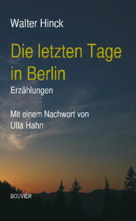 Hinck |  Die letzten Tage in Berlin | Buch |  Sack Fachmedien