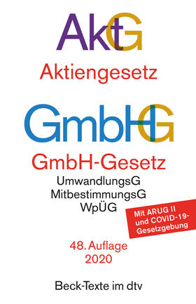  Aktiengesetz, GmbH-Gesetz | Buch |  Sack Fachmedien