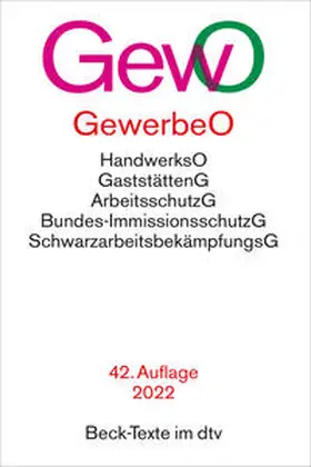  Gewerbeordnung: GewO | Buch |  Sack Fachmedien