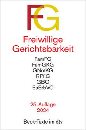  Freiwillige Gerichtsbarkeit | Buch |  Sack Fachmedien