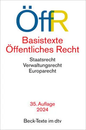  Basistexte Öffentliches Recht | Buch |  Sack Fachmedien