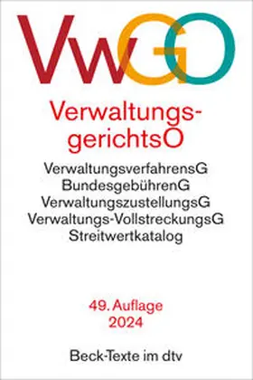  Verwaltungsgerichtsordnung, Verwaltungsverfahrensgesetz: VwGO | Buch |  Sack Fachmedien