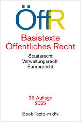  Basistexte Öffentliches Recht | Buch |  Sack Fachmedien