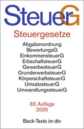 Steuergesetze: SteuerG