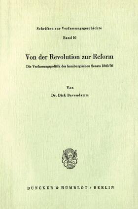 Bavendamm | Von der Revolution zur Reform. | Buch | 978-3-428-01780-5 | sack.de