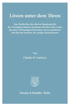 Curtis |  Löwen unter dem Thron. | Buch |  Sack Fachmedien