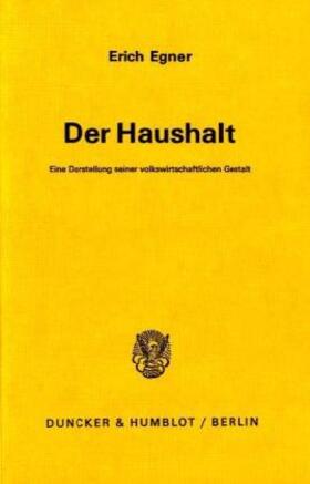 Egner |  Der Haushalt. | Buch |  Sack Fachmedien