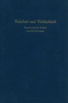 Kampits / Pöltner / Vetter |  Wahrheit und Wirklichkeit | Buch |  Sack Fachmedien