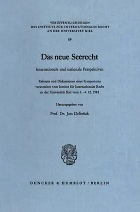 Delbrück |  Das neue Seerecht | Buch |  Sack Fachmedien