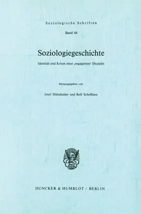 Hülsdünker / Schellhase |  Soziologiegeschichte. | Buch |  Sack Fachmedien