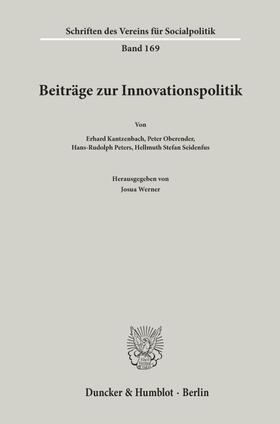 Werner |  Beiträge zur Innovationspolitik. | Buch |  Sack Fachmedien