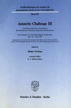 Wolfrum / Michos-Ederer |  Antarctic Challenge III. | Buch |  Sack Fachmedien