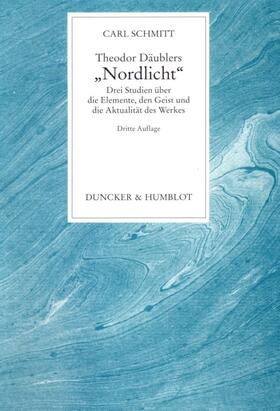 Schmitt |  Theodor Däublers ' Nordlicht' | Buch |  Sack Fachmedien