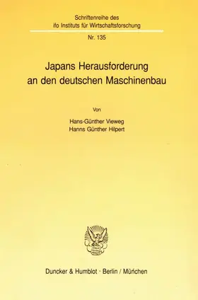 Vieweg / Hilpert |  Japans Herausforderung an den deutschen Maschinenbau. | Buch |  Sack Fachmedien