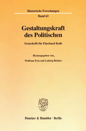 Pyta / Richter |  Gestaltungskraft des Politischen. | Buch |  Sack Fachmedien