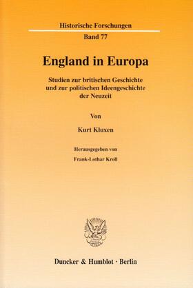 Kluxen / Kroll |  England in Europa. | Buch |  Sack Fachmedien