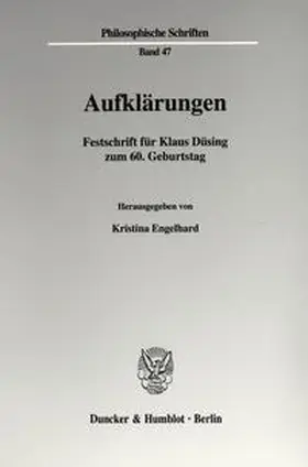 Engelhard |  Aufklärungen. | Buch |  Sack Fachmedien