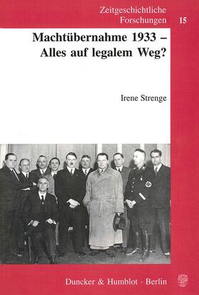 Strenge |  Machtübernahme 1933 | Buch |  Sack Fachmedien
