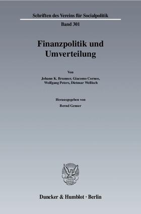 Genser |  Finanzpolitik und Umverteilung | Buch |  Sack Fachmedien