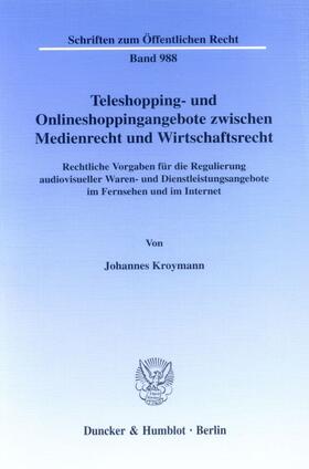 Kroymann |  Kroymann, J: Teleshopping/Online | Buch |  Sack Fachmedien