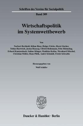 Schäfer |  Wirtschaftspolitik im Systemwettbewerb | Buch |  Sack Fachmedien