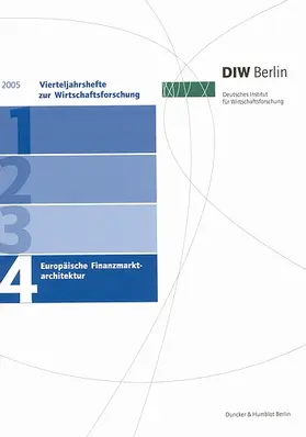  Vierteljahreshefte zur Wirtschaftsforschung 2005/4 | Buch |  Sack Fachmedien