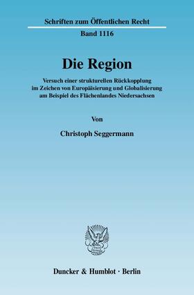 Seggermann |  Seggermann, C: Region | Buch |  Sack Fachmedien