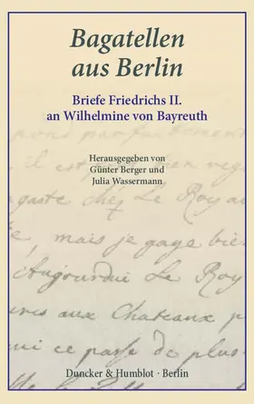 Berger / Wassermann |  Bagatellen aus Berlin | Buch |  Sack Fachmedien