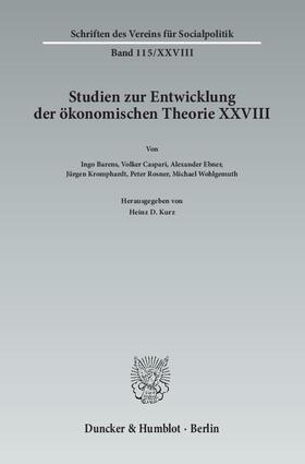 Kurz | Die Ökonomik im Spannungsfeld zwischen Natur- und Geisteswissenschaften | Buch | 978-3-428-14315-3 | sack.de