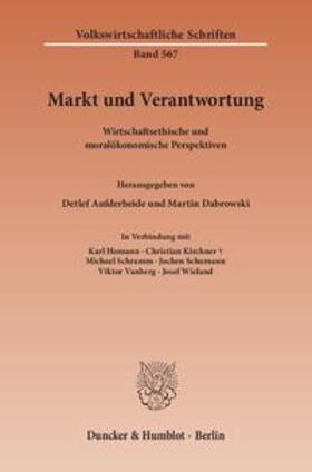 Aufderheide / Dabrowski |  Markt und Verantwortung | Buch |  Sack Fachmedien