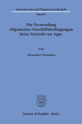 Vorndran |  Die Verwendung Allgemeiner Geschäftsbedingungen beim Vertrieb von Apps | Buch |  Sack Fachmedien