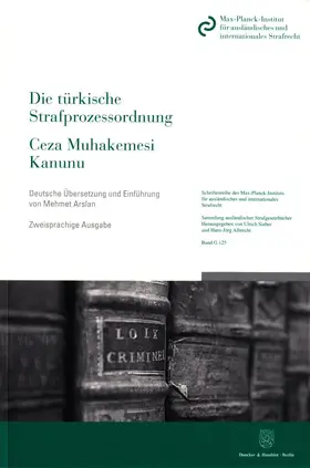  Die türkische Strafprozessordnung / Ceza Muhakemesi Kanunu | Buch |  Sack Fachmedien