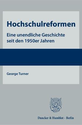 Turner |  Hochschulreformen | Buch |  Sack Fachmedien