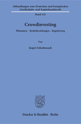 Schedensack |  Crowdinvesting | Buch |  Sack Fachmedien