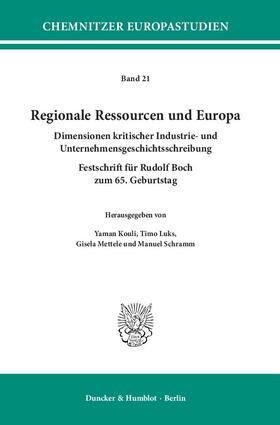 Kouli / Luks / Mettele |  Regionale Ressourcen und Europa | Buch |  Sack Fachmedien