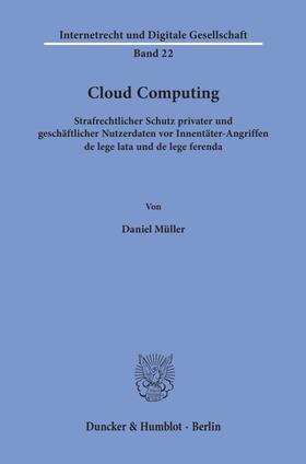 Müller |  Cloud Computing. | Buch |  Sack Fachmedien