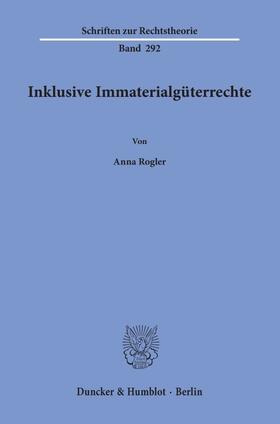 Rogler |  Inklusive Immaterialgüterrechte | Buch |  Sack Fachmedien