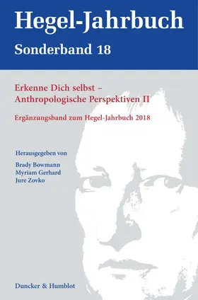 Bowman / Zovko / Gerhard |  Erkenne Dich selbst – Anthropologische Perspektiven II | Buch |  Sack Fachmedien