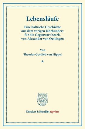 Hippel / Oettingen |  Lebensläufe | Buch |  Sack Fachmedien