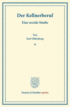 Oldenberg |  Der Kellnerberuf | Buch |  Sack Fachmedien