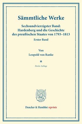 Ranke | Sämmtliche Werke. | Buch | 978-3-428-16893-4 | sack.de