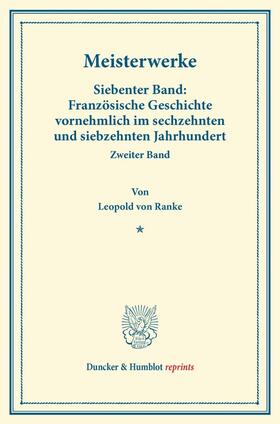 Ranke |  Meisterwerke. | Buch |  Sack Fachmedien