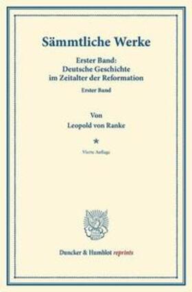 Ranke | Sämmtliche Werke. | Buch | 978-3-428-17066-1 | sack.de