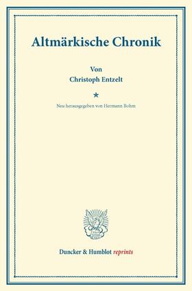 Entzelt / Bohm |  Altmärkische Chronik | Buch |  Sack Fachmedien
